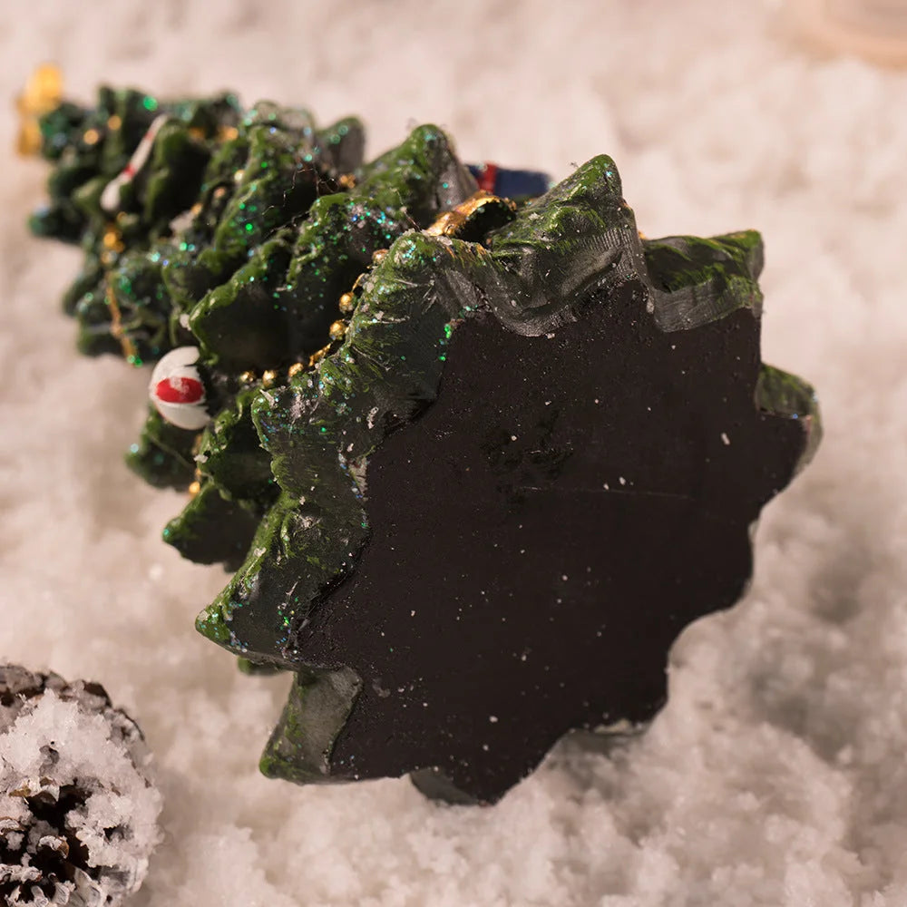 Miniature Decorated Christmas Tree Tabletop Ornament