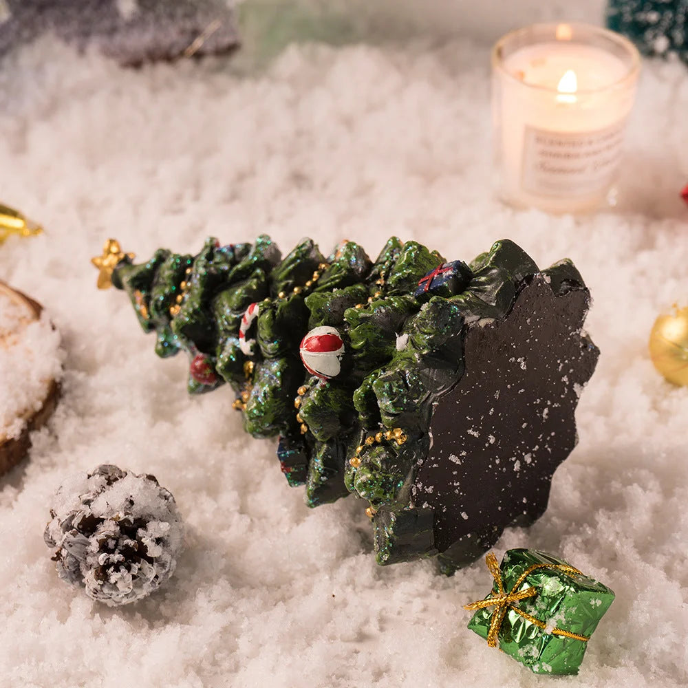 Miniature Decorated Christmas Tree Tabletop Ornament