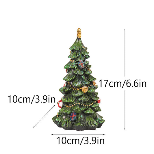 Miniature Decorated Christmas Tree Tabletop Ornament