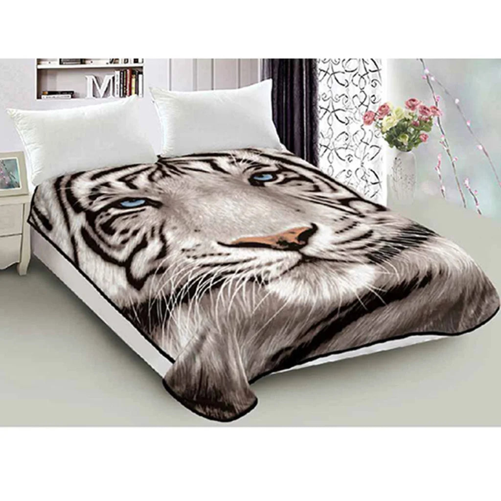 Mink Blanket Luxury Reversible 800GSM Animal Pattern