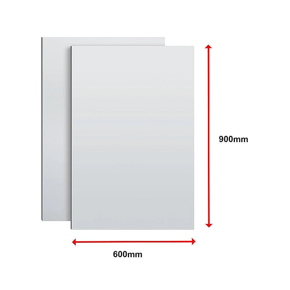MIRROR Acrylic Sheet Perspex Sheet Panel 2pc/set 900mm x
