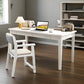 Mitch Solid Wood Study Desk /Rubberwood/Minimal