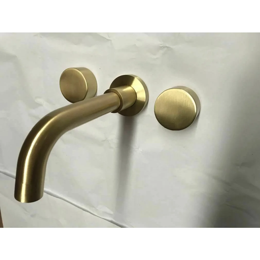 Mixer Tap Faucet 2021 Burnished Gold Brushed Brass Wall