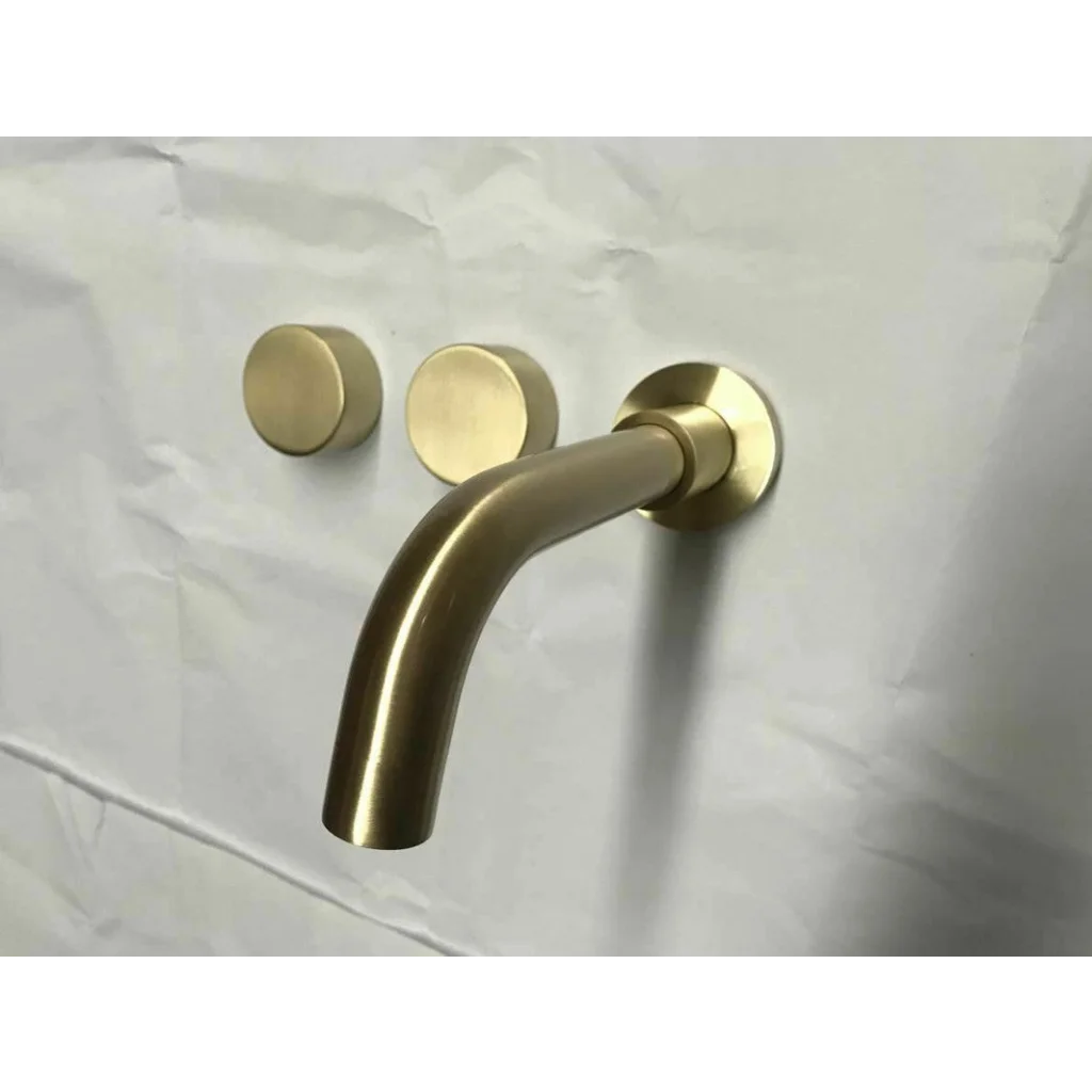 Mixer Tap Faucet 2021 Burnished Gold Brushed Brass Wall