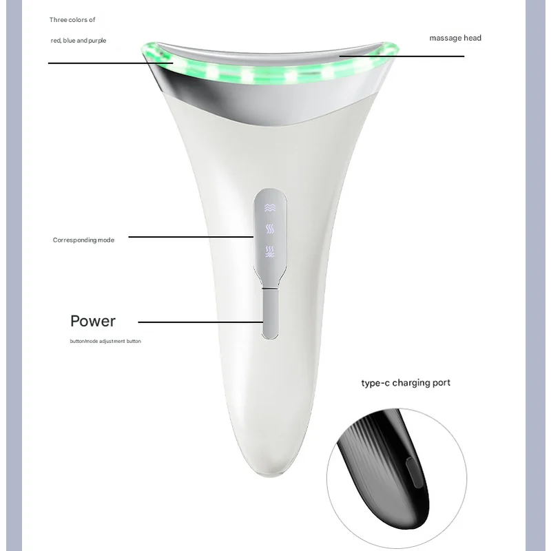 MJ-400 black Rechargeable EMS Facial & Neck Sculpting