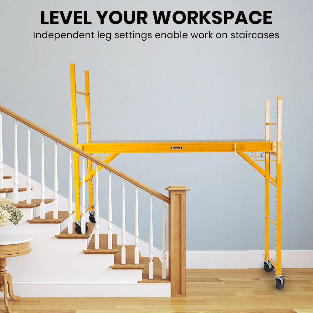 Mobile Scaffold High Work Platform Scaffolding Portable 450kg BAUMR-AG ...