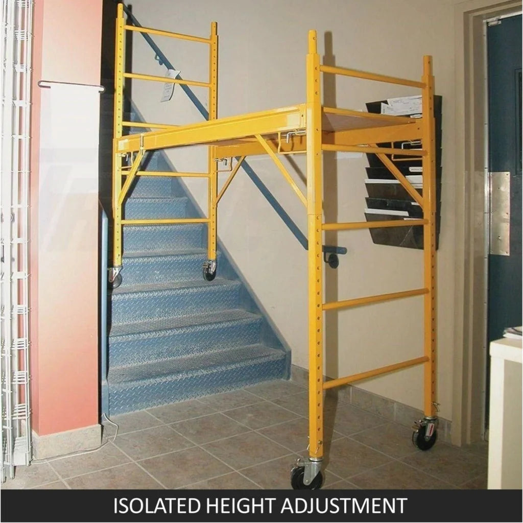 Mobile Scaffold Ladder Scaffolding Platform 450kg Portable