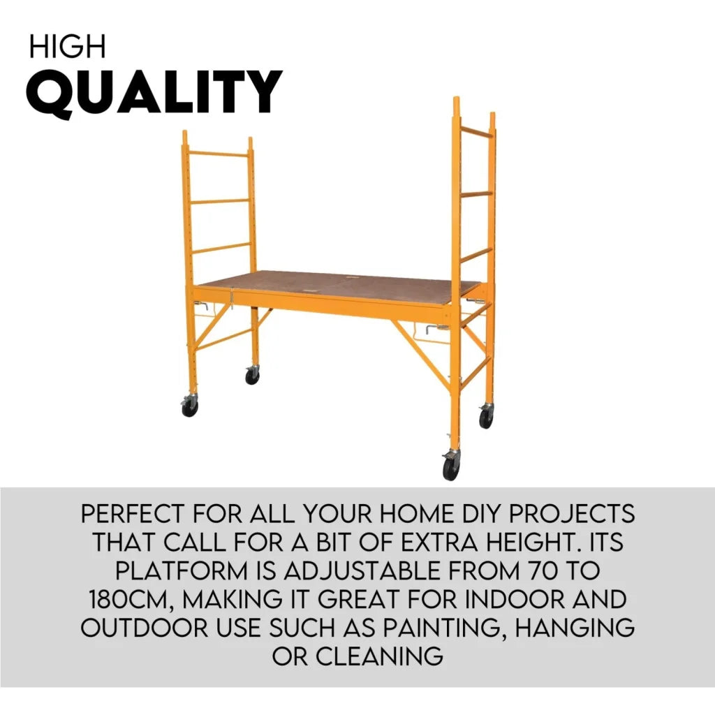 Mobile Scaffold Ladder Scaffolding Platform 450kg Portable