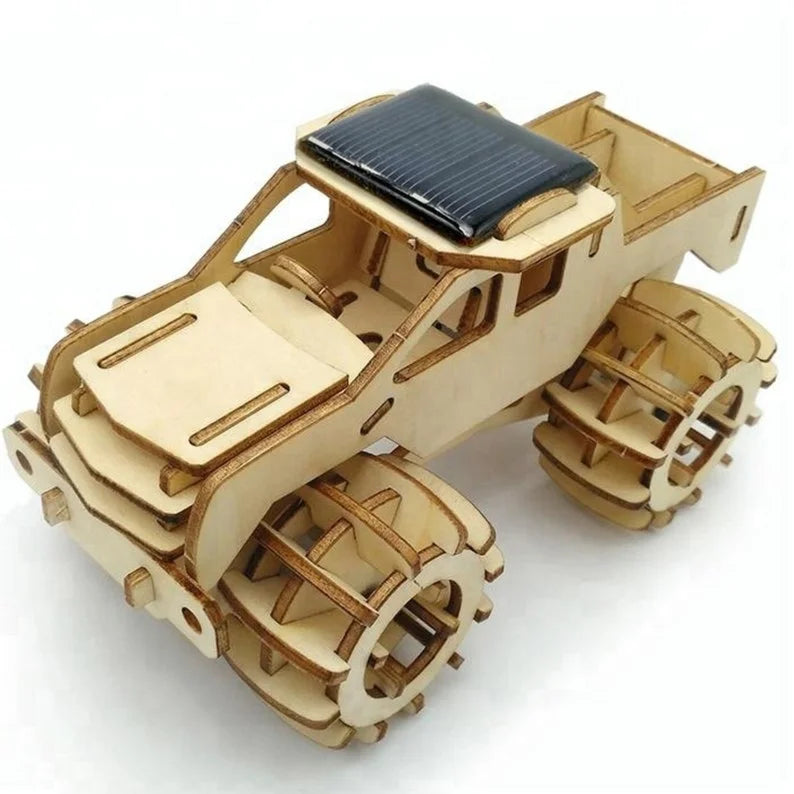 Model Car 3D Plywood Puzzle - Build and Paint Your Own 4x4