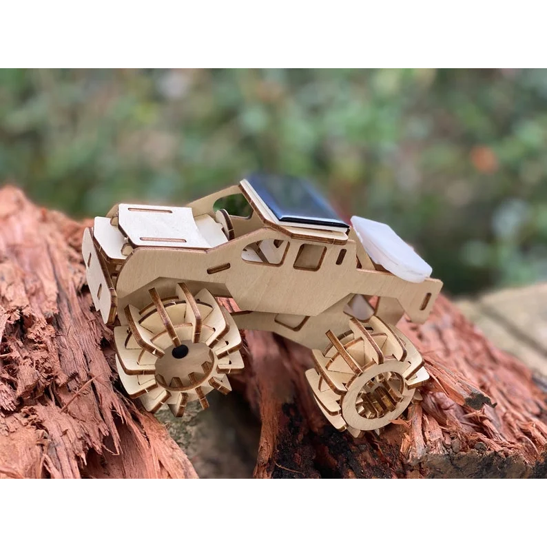 Model Car 3D Plywood Puzzle - Build and Paint Your Own 4x4