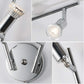 Modern 4 Light Track Lighting Kit LED (Chrome) - Home &