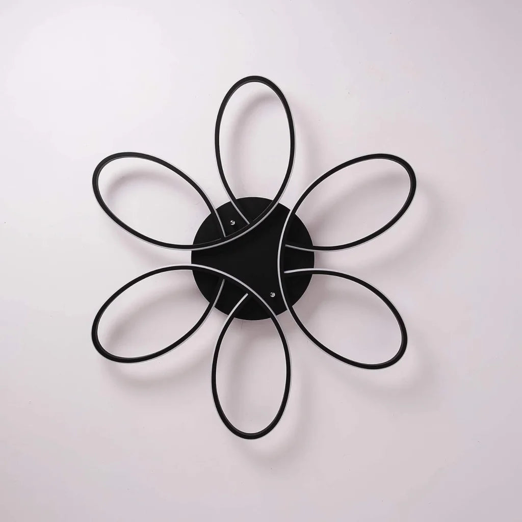 Modern LED Chandelier Flush Mount Lamp - Remote Control