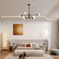 Modern Sputnik Chandelier - 8 Light Black - Home & Garden