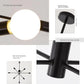 Modern Sputnik Chandelier - 8 Light Black - Home & Garden