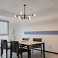 Modern Sputnik Chandelier - 8 Light Black - Home & Garden