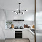 Modern Sputnik Chandelier - 8 Light Black - Home & Garden