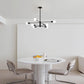 Modern Sputnik Chandelier - 8 Light Black - Home & Garden