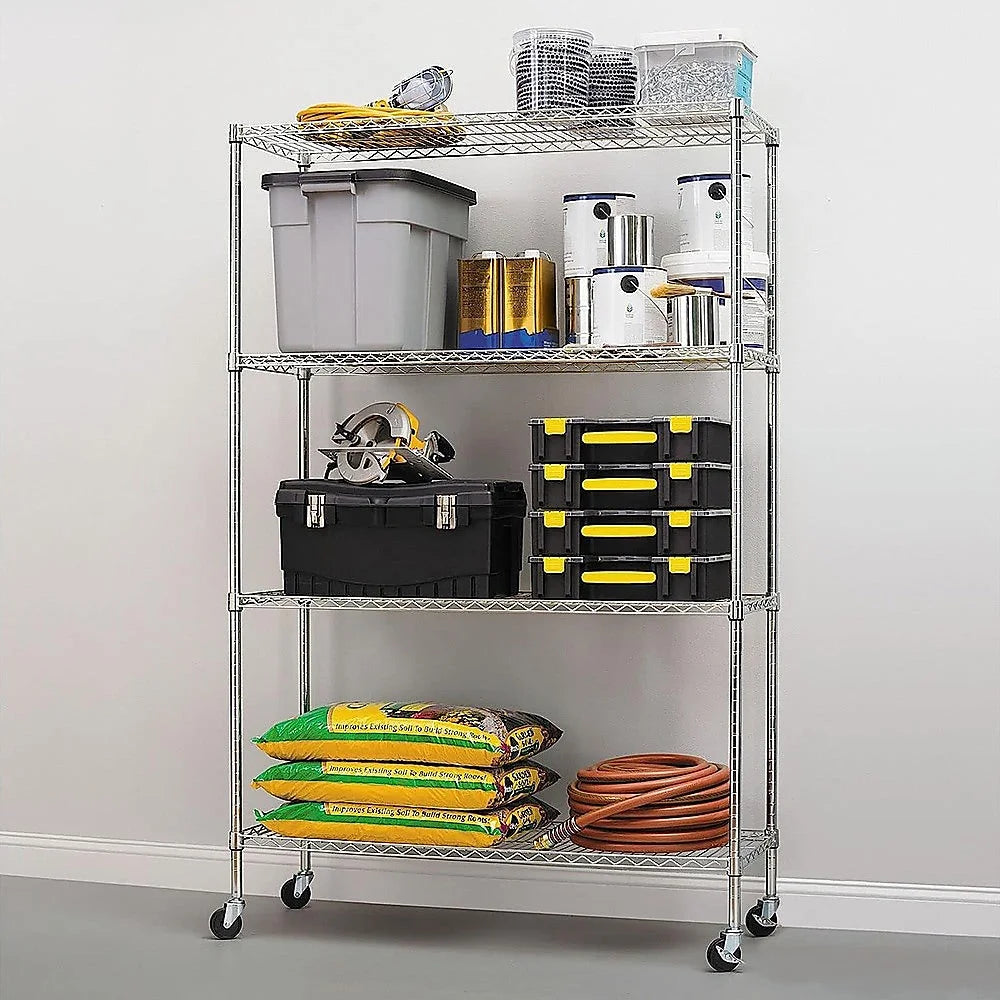Modular Wire Storage Shelf 1200 x 450 x 1800mm Steel