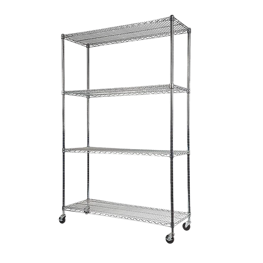 Modular Wire Storage Shelf 1200 x 450 x 1800mm Steel