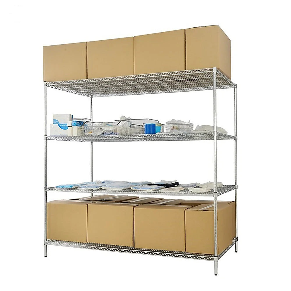 Modular Wire Storage Shelf 1500 x 350 x 1800mm Steel