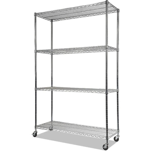 Modular Wire Storage Shelf 1500 x 350 x 1800mm Steel