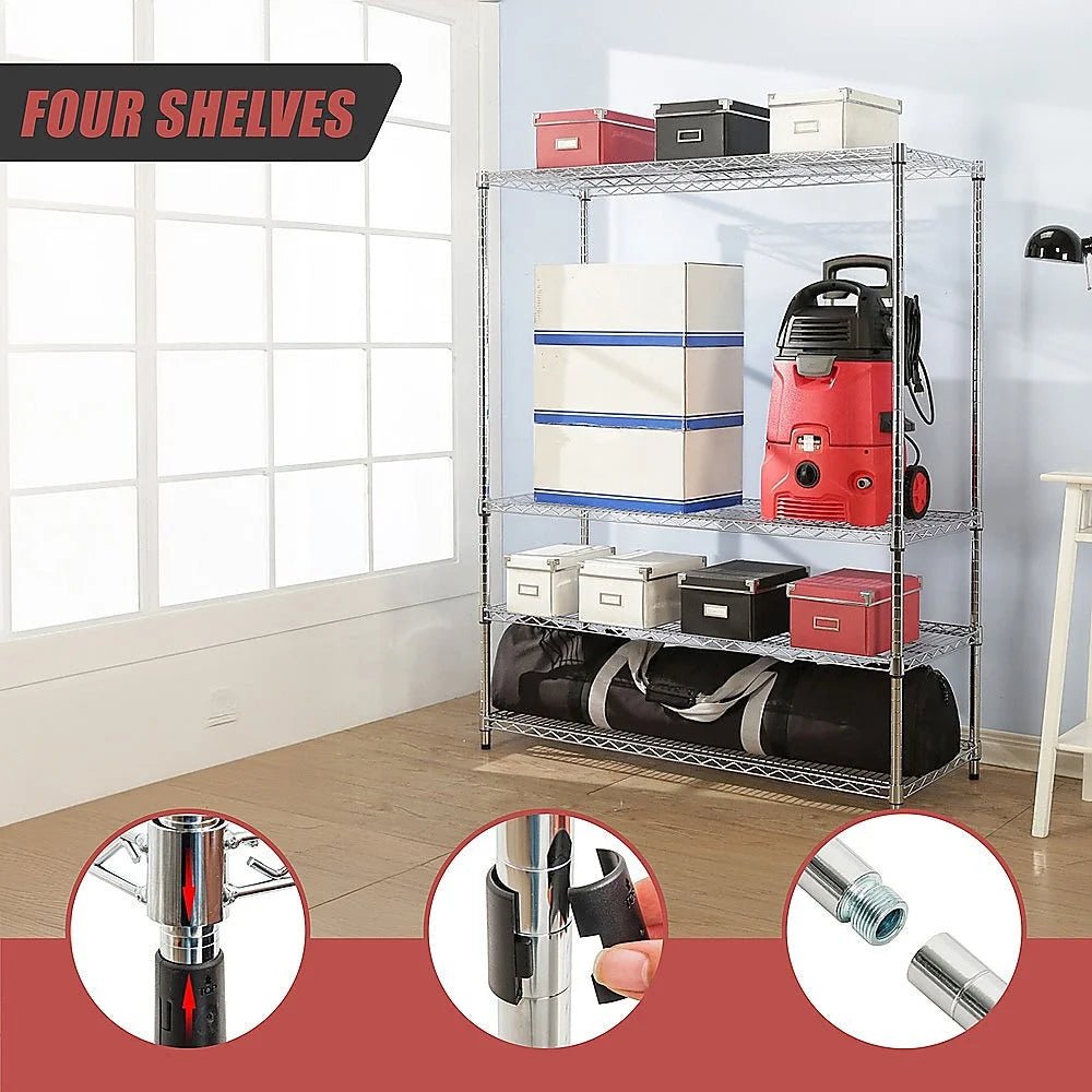 Modular Wire Storage Shelf 1500x450x1800mm Steel Shelving