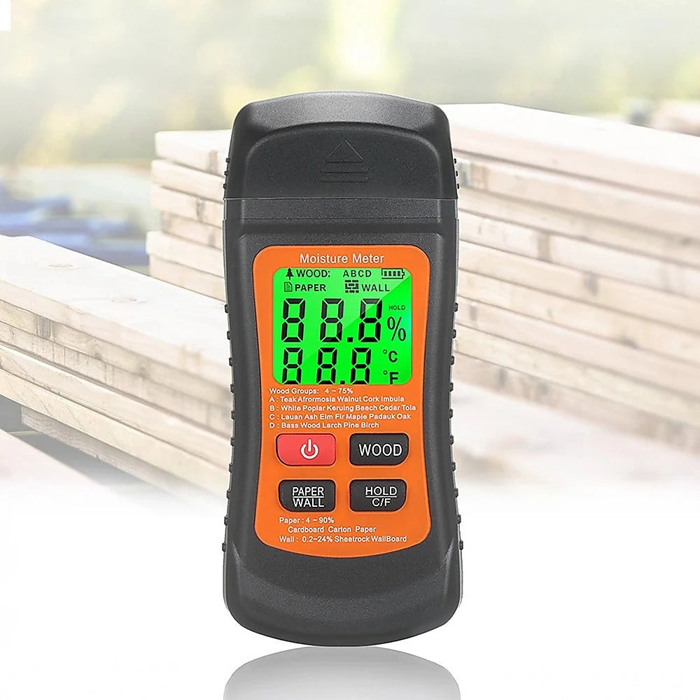 Moisture Meter Wood Masonry Wall & Other Materials Damp
