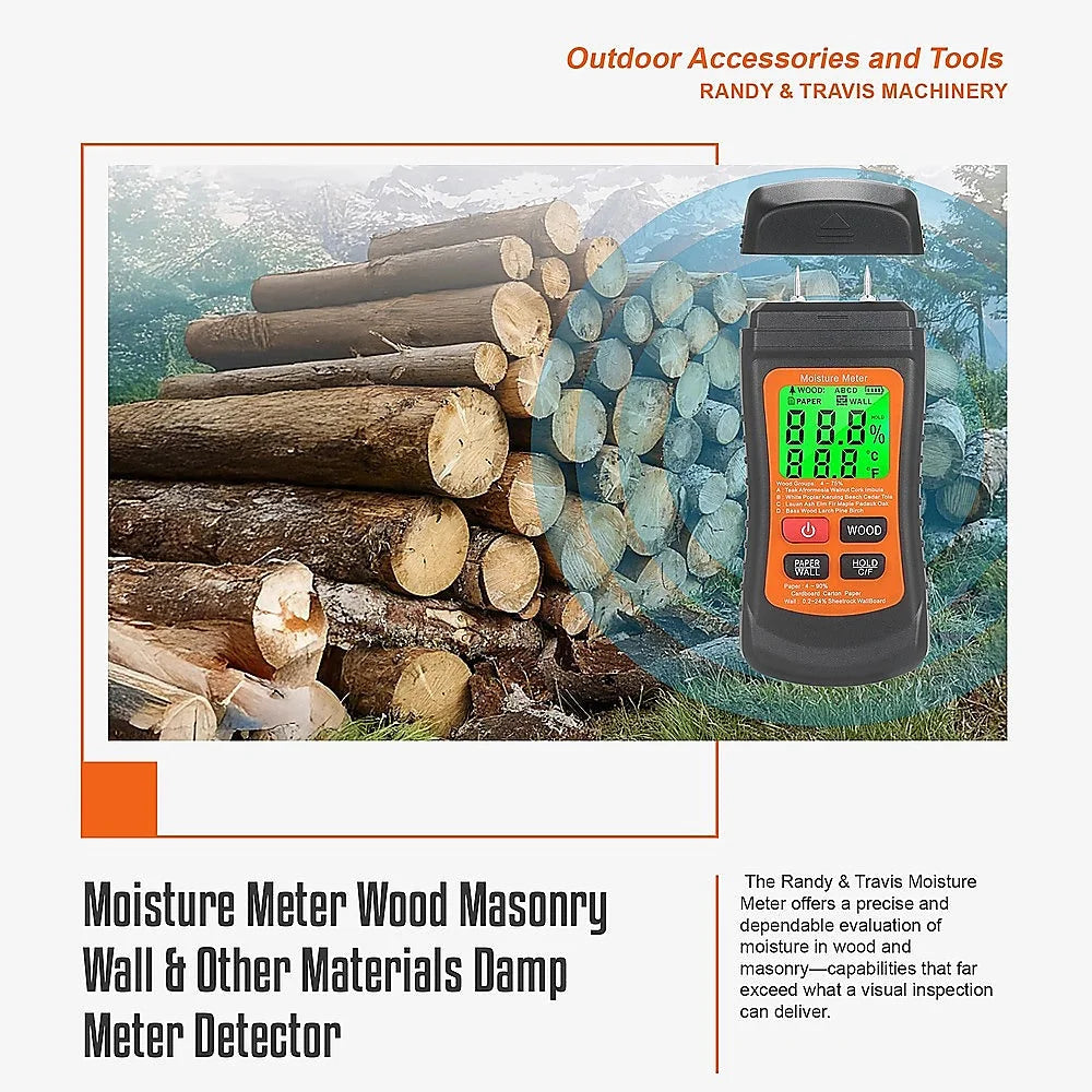 Moisture Meter Wood Masonry Wall & Other Materials Damp