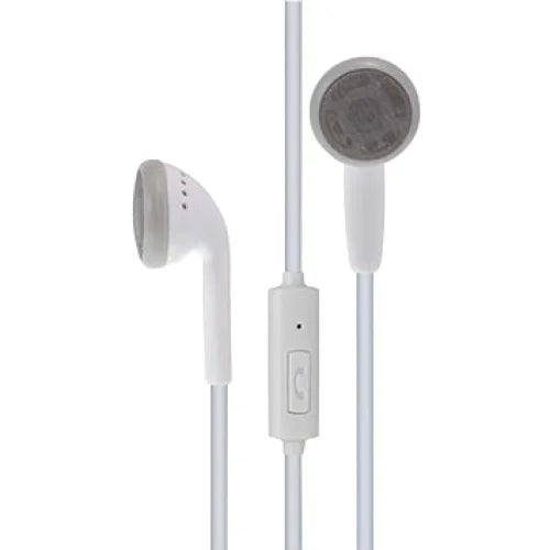 MOKI In-Ear Earphones - In-Line Mic & Control - White