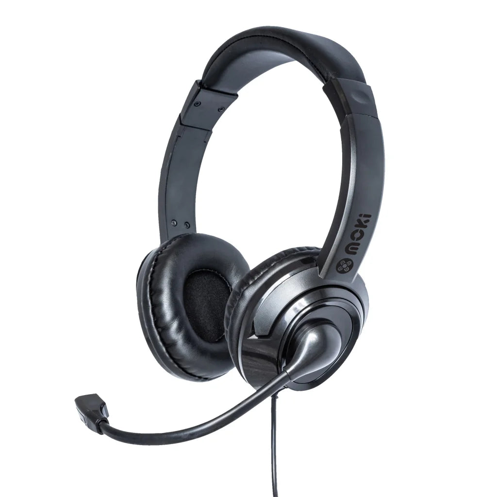 Moki USB Headphones + Boom Microphone - Electronics >