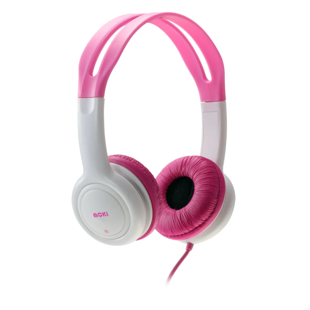 MOKI Volume Limited Kids Headphones - Pink