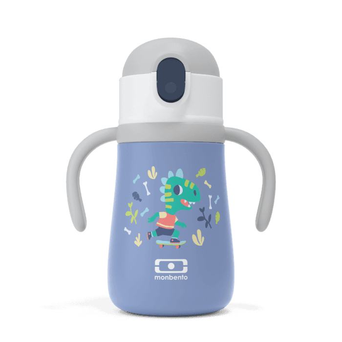 Monbento MB Stram Insulated Kids Bottle- Blue Dino