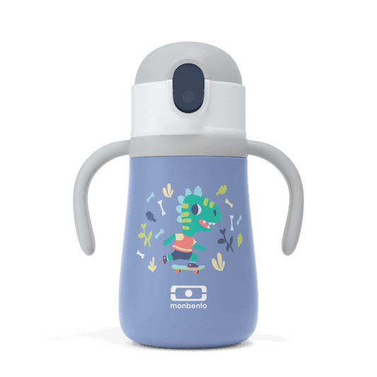 Monbento MB Stram Insulated Kids Bottle- Blue Dino