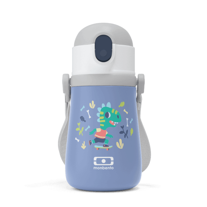 Monbento MB Stram Insulated Kids Bottle- Blue Dino
