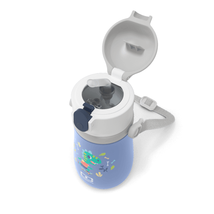 Monbento MB Stram Insulated Kids Bottle- Blue Dino