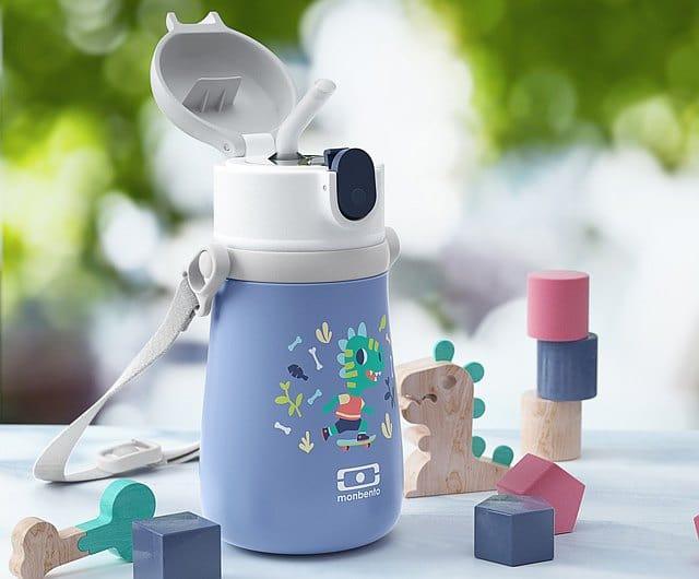 Monbento MB Stram Insulated Kids Bottle- Blue Dino