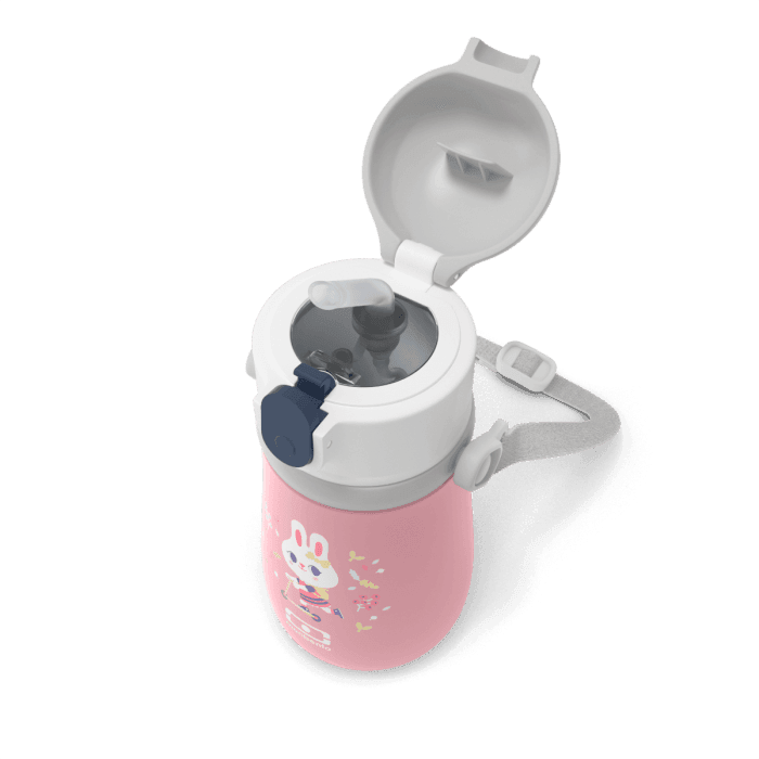 Monbento MB Stram Insulated Kids Bottle-Pink Bunny