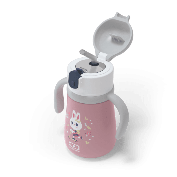 Monbento MB Stram Insulated Kids Bottle-Pink Bunny