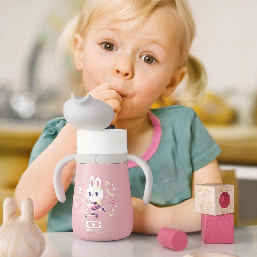Monbento MB Stram Insulated Kids Bottle-Pink Bunny