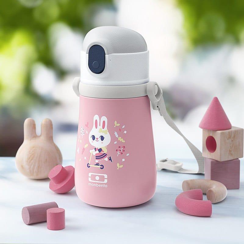 Monbento MB Stram Insulated Kids Bottle-Pink Bunny