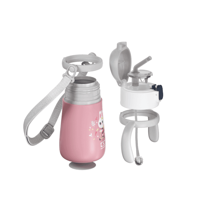 Monbento MB Stram Insulated Kids Bottle-Pink Bunny