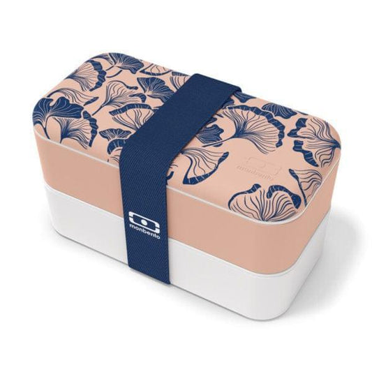 Monbento Original Graphic 1L Lunch Bento Box-Ginkgo Ginkgo