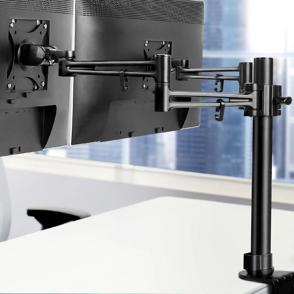 Monitor Arm Mount Dual - Black - Office