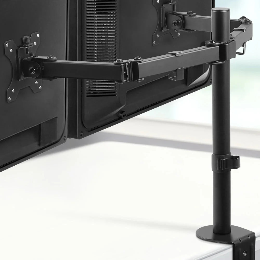Monitor Arm Mount Dual for 32’’ Screens - Black - Office
