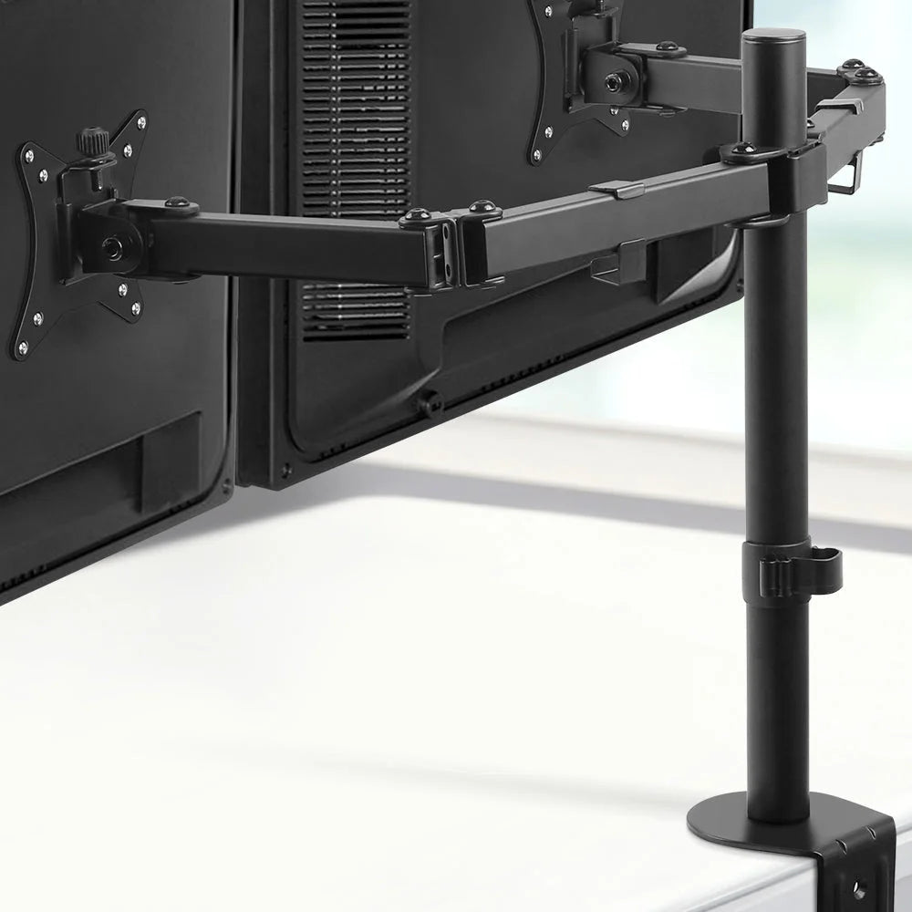 Monitor Arm Mount Dual for 32’’ Screens - Black - Office