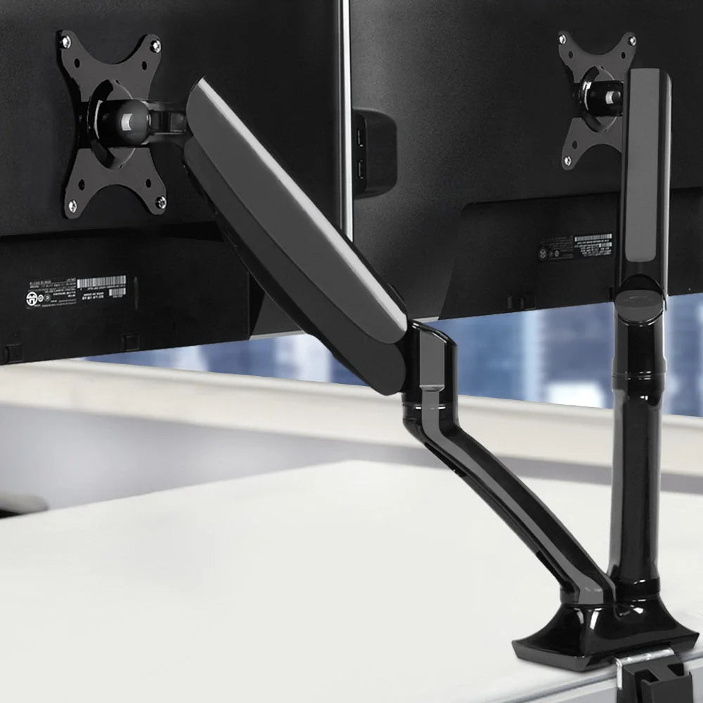 Monitor Arm Mount Dual Gas - Black - Office