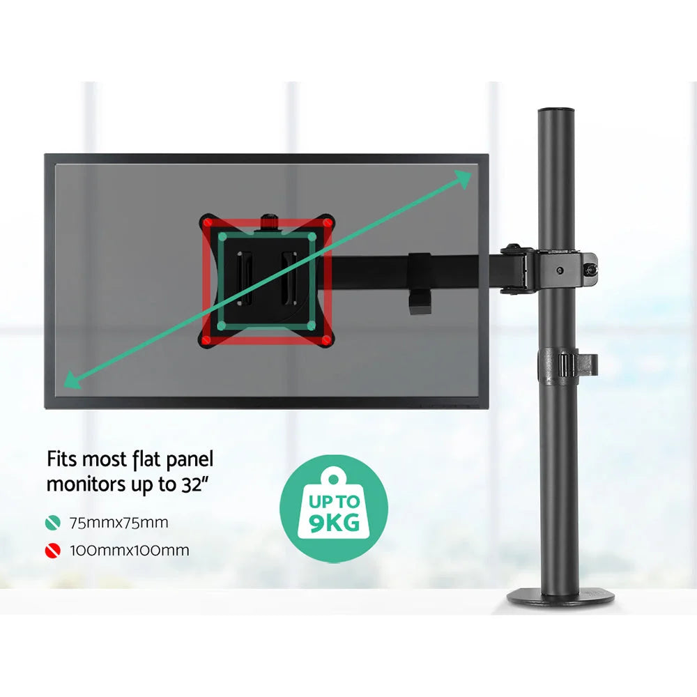 Monitor Arm Mount for 32’’ Screen - Black - Office