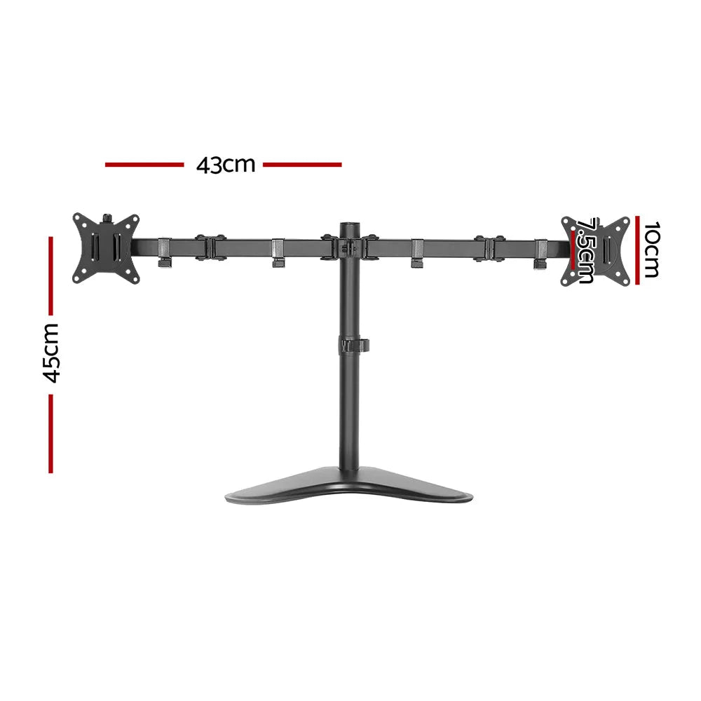 Monitor Arm Stand Dual - Black - Office