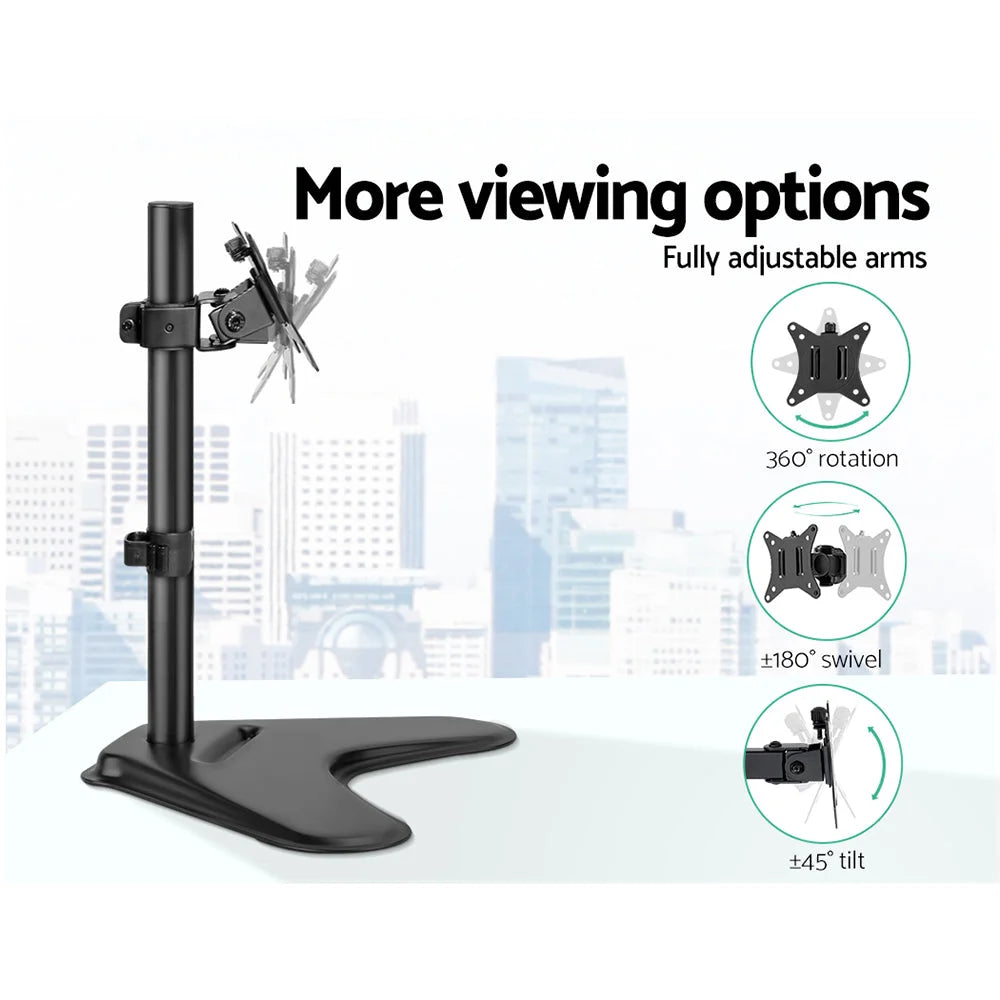Monitor Arm Stand Single Black - Office