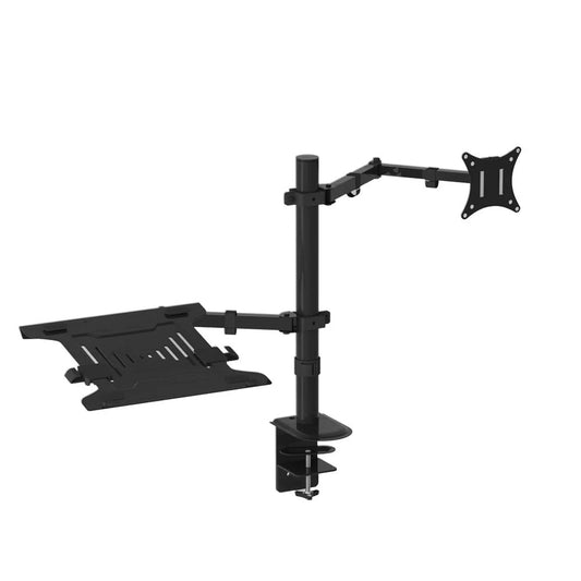 Monitor Arm Stand with Laptop Tray Display Desk Mount